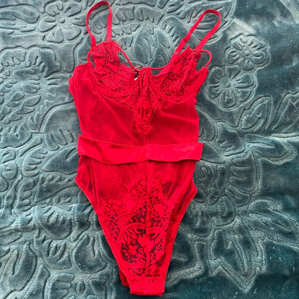 Yandy Red Lace Lingerie